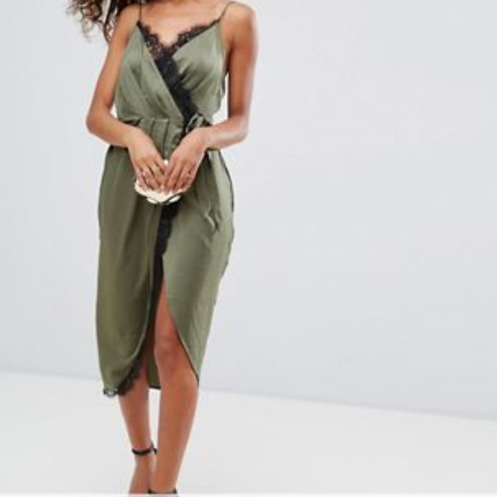 ASOS PETITE Wrap Midi Dress